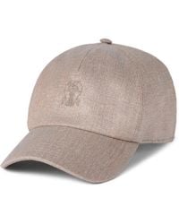 Brunello Cucinelli - Sparkling-Logo Baseball Cap - Lyst