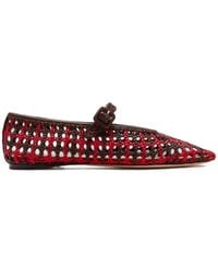 Loeffler Randall - Junia Woven Leather Ballet Flats - Lyst