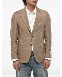 Corneliani - Cc Collection Single-Breasted Peak-Lapel Blazer - Lyst
