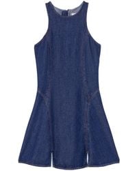 RE/DONE - Lyocell-Kleid Mit Reißverschluss - Lyst