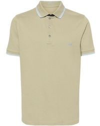Fay - Stripe-edge Polo Shirt - Lyst