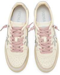 Premiata - Bskt Clay Leather Sneakers - Lyst