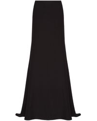 Valentino Garavani - Cady Couture Silk Maxi Skirt - Lyst