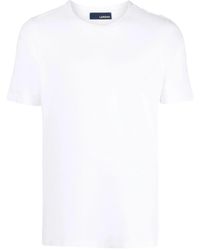 Lardini - Round Neck Short-Sleeve T-Shirt - Lyst