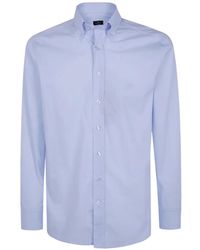 Etro - Pegasus-Embroidered Button-Down Shirt - Lyst