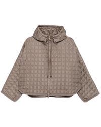Moncler - Capa Acolchada Con Capucha - Lyst