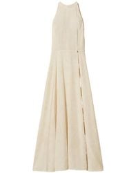 Twinset - Long Halter Dress With Print - Lyst