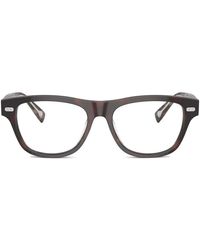 Brunello Cucinelli - Brille Mit Eckigem Gestell - Lyst