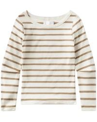 Citizens of Humanity - Striped Boat-Neck T-Shirt - Lyst