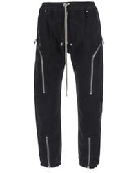 Rick Owens - Zip-Detail Drawstring-Waist Trousers - Lyst