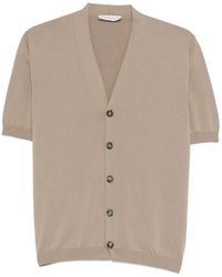 LUIGI GENTILE - Button Short-Sleeve Cardigan - Lyst