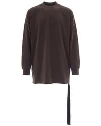 Rick Owens - Tommy Raw-Cut Strap-Detail Sweater - Lyst