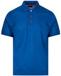Kiton - Logo-Button Polo Shirt - Lyst