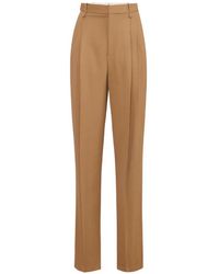 Elisabetta Franchi - Flowing Gabardine Trousers - Lyst