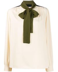 Marni Blusa con detalles en contraste - Multicolor