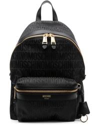 Moschino - Monogram Jacquard Backpack - Lyst