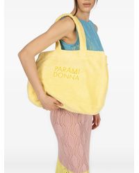 Paramidonna - Embroidered-Logo Tote Bag - Lyst