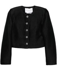 Brandon Maxwell - Single-Breasted Button-Front Jacket - Lyst