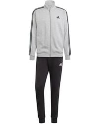 adidas - Fleece 3-Stripes Trainingspak Met Logoprint - Lyst