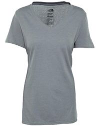 The North Face - T-Shirt Met V-Hals - Lyst