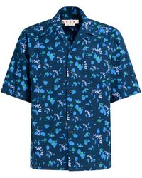 Marni - Printed Cotton Shirt - Lyst