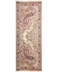Etro - Cashmere, Silk And Wool Scarf With Paisley Motif - Lyst