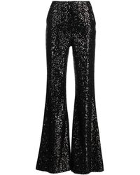 Elie Saab - Sequin-embellished Flared Trousers - Lyst