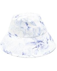 Maje - Gorro con estampado floral - Lyst