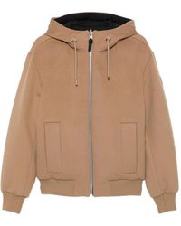 Mackage - Hooded Wool Jacket - Lyst