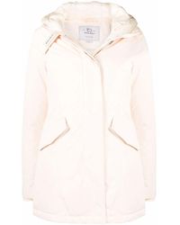 Woolrich - Padded Short Coat - Lyst