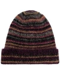 Isabel Marant - Morenne Striped Beanie Hat - Lyst
