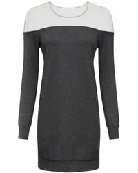 MM6 by Maison Margiela - Long-Sleeve Mini Cotton Dress - Lyst