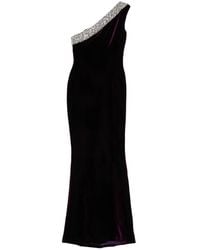 Saiid Kobeisy - Crystal One-Shoulder Maxi Dress - Lyst