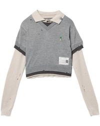 Maison Mihara Yasuhiro - Pullover Im Layering-Look - Lyst