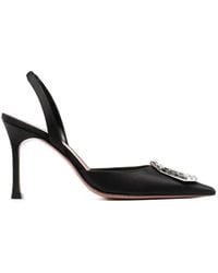 AMINA MUADDI - Camelia Sling Satin Pumps - Lyst