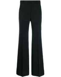 Givenchy - Crepe Wide-leg Trousers - Lyst