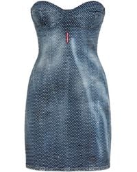 DSquared² - Abito Corto Con Decorazione - Lyst
