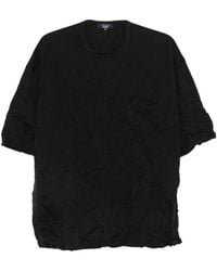 Comme des Garçons - T-Shirt À Effet Froissé Et Poche Poitrine - Lyst