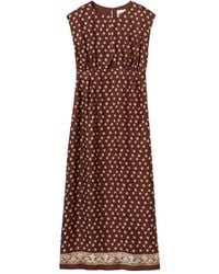 Claudie Pierlot - Floral-Print Midi Dress - Lyst