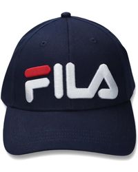 Fila - Illa Logo-Embroidered Baseball Cap - Lyst
