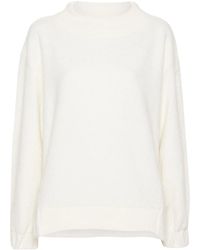 Parajumpers - Kira Logo-Patch Bouclé Jumper - Lyst