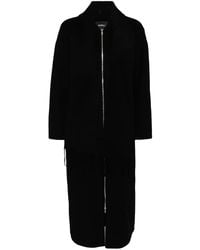 Goen.J - Detachable-Muffler Zip-Up Coat - Lyst