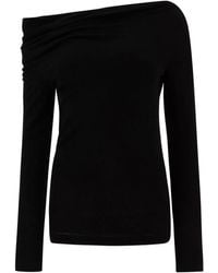 Givenchy - Asymmetric Draped Top - Lyst