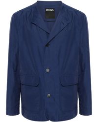 ZEGNA - Textured Shirt Jacket - Lyst