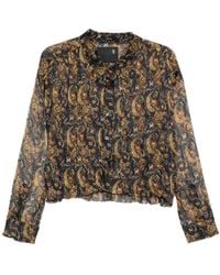 R13 - Paisley Bubble Shirt - Lyst