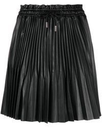 Maje - Drawstring-waist Pleated Miniskirt - Lyst