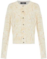 Versace - Vest Met Patroon En Knopen - Lyst