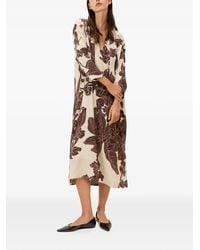 Psophia - Robe Mi-Longue Orient Contour - Lyst