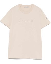 Moncler - Embroidered-Logo T-Shirt - Lyst