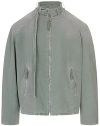 Marni - Buckle-Collar Raglan-Sleeve Jacket - Lyst